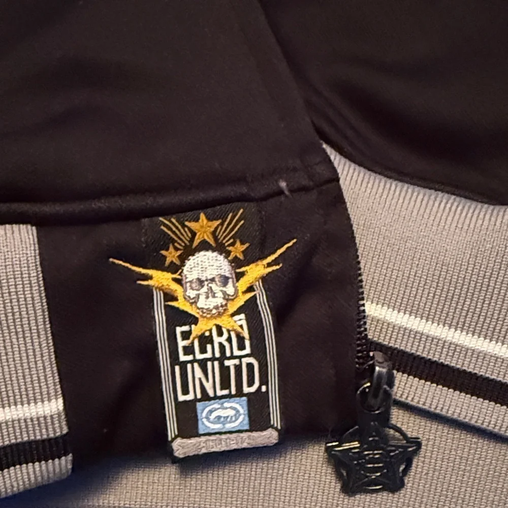 Vintage Y2K Ecko Unlimited Skull Track Jacket 3XL Streetwear